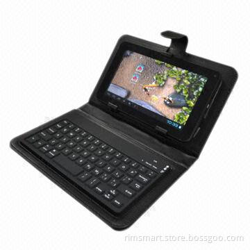 Bluetooth Leather Case Keyboard for Android Tablet PC